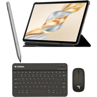 Pad X9A 8gb 128GB Wi-Fi 11.5 Inç Gri Tablet + Kılıf + Kalem + Klavye +