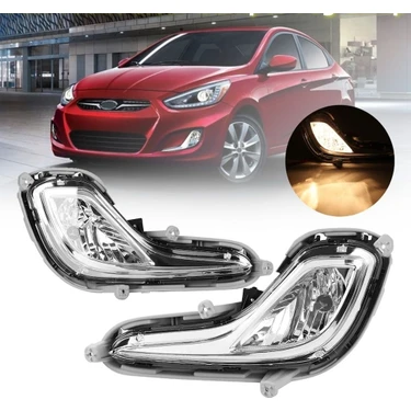 Hyundai Accent Blue Sağ + Sol Ön Sis Fari Lambasi Takim