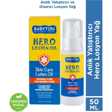 Babyton Anlık Yatıştırıcı Hero Losyon Yağ 50
