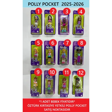 Polly Pocket Mini Bebek 2025 - 2026 Serisi Tekli Poly Pocket Karışık Renkli 1