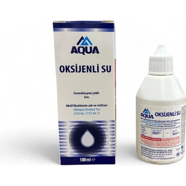 Bozkarmedikal Oksijenli Su 100 ml - %3 Hidrojen Peroksit 100 ml | Dezenfektan & Antiseptik