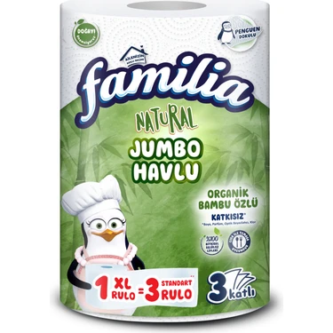 Familia Natural Jumbo Havlu 1 Xl=3