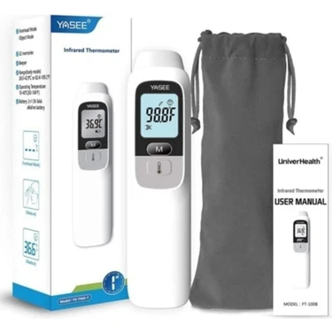 Yasee FT-100B Temassız Ateş Ölçer Alından Ölçüm Modeli ile Hızlı ve Hijyenik