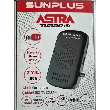Kırmızı Astra Turbo Hd Uydu Alıcısı ile Yüksek Kalitede Yayın
