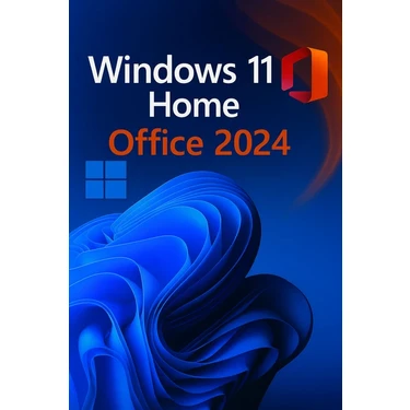 Windows 11 Home Key + Microsoft Office 2024 Dijital Lisans – Süresiz Kullanım - 2025-2026 Ürün