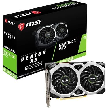 Msı Super Ventus Xs GTX1660S 6gb Gddr6 192BIT
