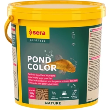Sera Pond Color Sticks Nature 250 gr Poşette Skt :05/2028 Japon Koi Balığı