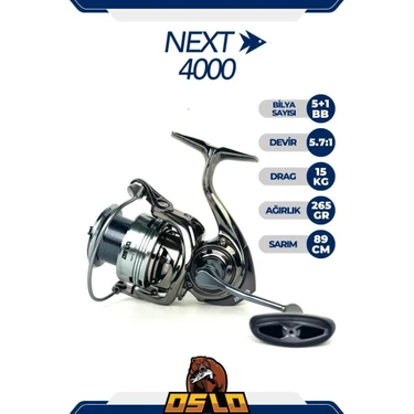 Oslo Zen Pro 244CM 6-32GR Oslo Next 4000 Spin Olta Seti Fiyatı