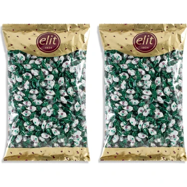 Elit Çikolata Mentolit Naneli Şeker 1kg 2'li Set (2x1kg)