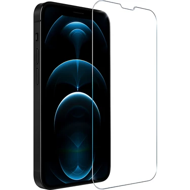 Fibaks Apple iPhone 13/13 Pro/14/16E Ekran Koruyucu Tam Ekran Temperli Sert Cam 9H Kırılmaz Cam