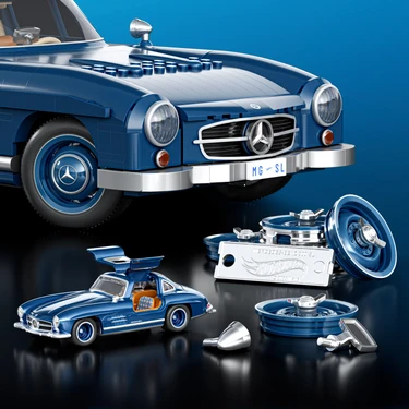 マテル ブリックショップ ホットウィール プレミアムシリーズ 300SL Mattel Brick Shop™ Hot Wheels® Premium Serisi - Fiyatı