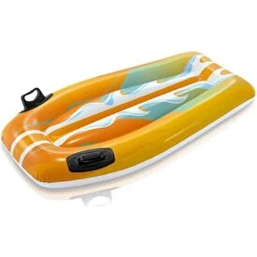 Intex Tutmaçlı Sörf Yatak 112x62 cm Renkli Modern Desen ile Yaz Tatili