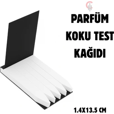 Parfüm Koku Test Kağıdı 100 Adet Premium Siyah