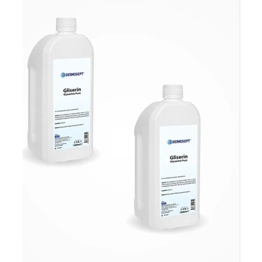 Dermosept Gliserin 1 Lt - 2 Adet Sıvı Alkolsüz Nemlendirici ve Yumuşatıcı