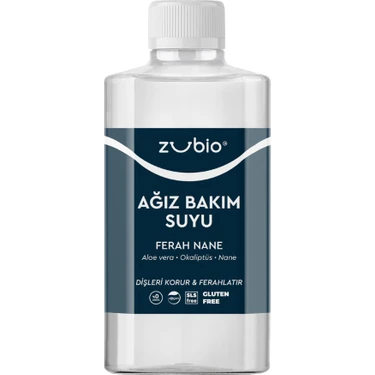 Zubio Ağız Bakım Suyu Ferah Nane, 250