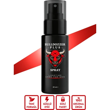 BullDozzer Plus Gecìktìrìcì Sprey 25 ml Uzun