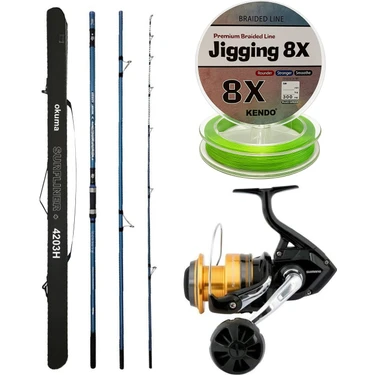 Yekoutdoor Profesyonel Olta Seti Okuma Surfliner+ Surf 420CM Fiyatı