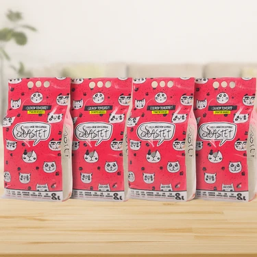 Bastet 4 Adet - Natural Bastet Topaklanan Premium Doğal Kedi Kumu 8
