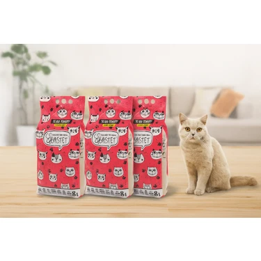 Natural Bastet Tozsuz Premium Kedi Kumu 3 Adet 8