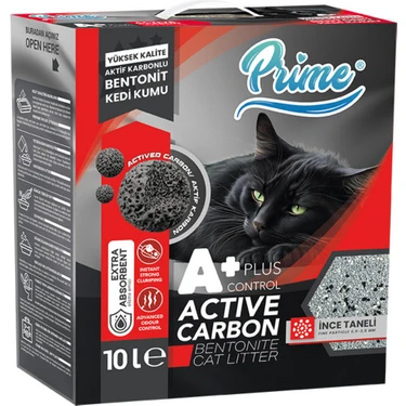 Prime Aktif Karbon Kedi Kumu 10Lt