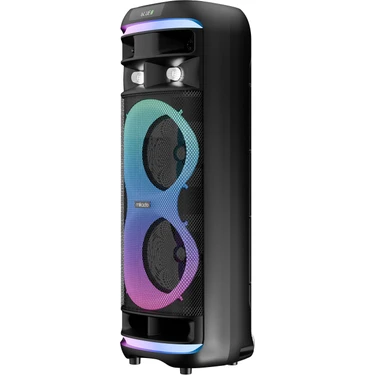 Mikado MD-64BT 60W 1 Adet Kablosuz Mikrofonlu Usb+Tf+Tws+Aux+Bt Destekli Siyah Ses