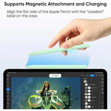 MobaxAksesuar Apple Pencil Pro ve 2. Nesil İçin Uyumlu Beyaz Fiyatı
