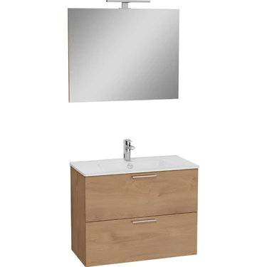 Vitra Mia 67093 Banyo Dolabı Seti Çekmeceli 80 cm Altın