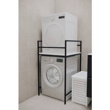 Banyo Dolabı Çamaşır ve Kurutma Makinesi Dolabı Çamaşır Makinası Üstü