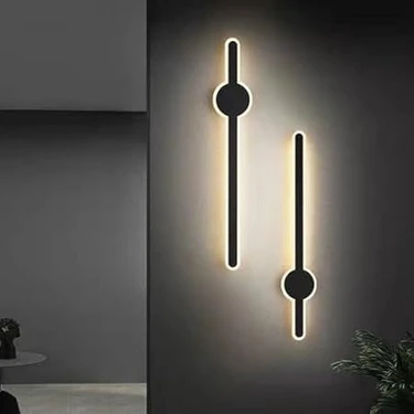 ✨ Modern 70 cm Pilli LED Aplik – Tak Çalıştır Dekoratif
