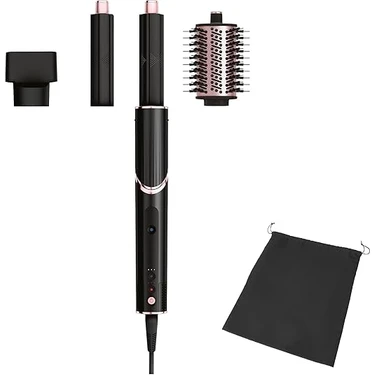 Shark Flexstyle 3-In-1 Saç Kurutma & Şekillendirme Sistemi 1400 W Siyah/Rose Gold 3 Kademe Hız