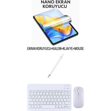 Casper Pad H10 12.6'' Uyumlu Ekran Koruyucu Klavye Mouse