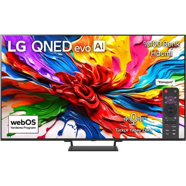 LG 65QNED93A6A 65 '' 165 Ekran Uydu Alıcılı 4K Ultra HD webOS MiniLED