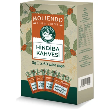 Moliendo Finest Coffee Moliendo Hindiba Kahvesi 60 Tek Içimlik Paket 120 