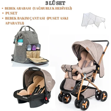Ünal Travel Sistem Bebek Arabası Taşıma Puseti ve Anne Bebek Bakım
