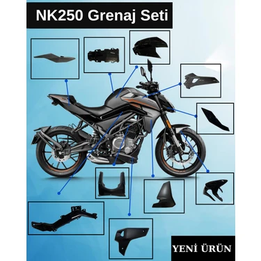 Cf Moto NK250 Grenaj Seti Siyah Fiyatı - Taksit Seçenekleri