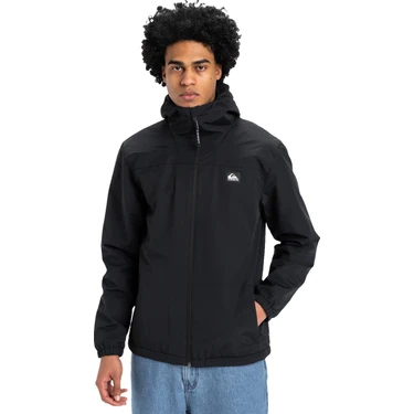 Quiksilver Overcast 3k Warm Jacket Erkek Siyah