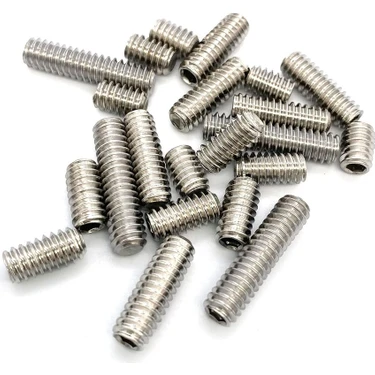 Setskur Civata M3 - M4 - M5 Paslanmaz Çelik Inox 20 Adet Dın 916 A2