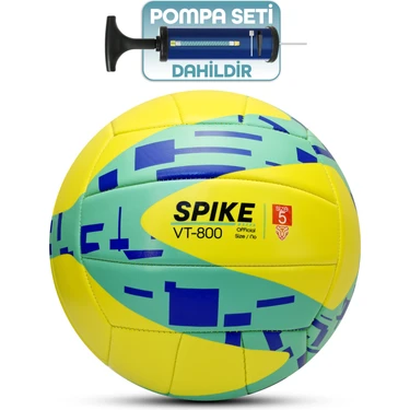 Telvesse VT800 Spike Voleybol Topu Pompalı Yumuşak Doku Semi-Pro İç-Dış Mekan Soft Touch 300 g