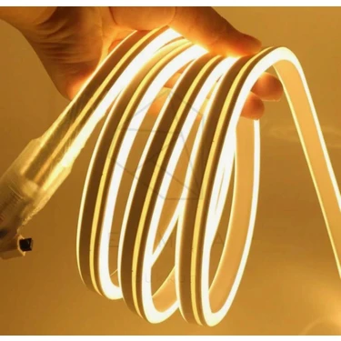 220 Volt Neon LED Tak Çalıştır 6X12MM Esnek Hortum LED Suya Dayanıklı Şerit