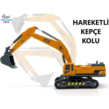 Brother Toys Kepçeli Ekskavatör Oyuncak Iş Makinesi Büyük
