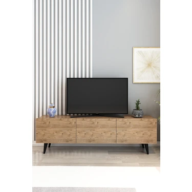 Model Ice 150 cm Tv Ünitesi – 3 Kapaklı Televizyon Ünitesi Modern Tv Sehpası | Televizyon