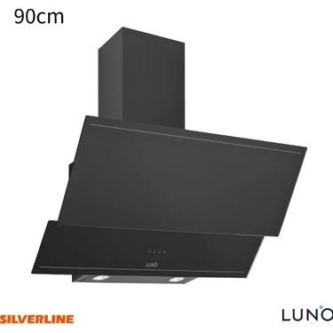 Silverline Luno 3420 Davlumbaz Siyah 90CM