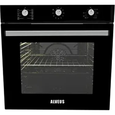 Alveus Mfa 615 Siyah Ankastre Fırın 71 lt Turbo+Soğutma Fan Özellikleri ile Enerji
