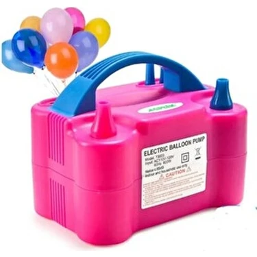 Elektrikli Çift Çıkışlı Balon Şişirme Makinesi | Balon Pompası Makinası