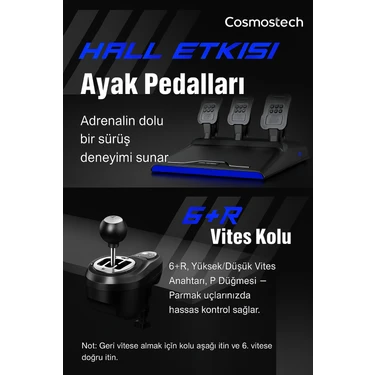 Cosmostech Pxn V99 Direksiyon Seti – Ps5, Ps4, Xbox, Pc Fiyatı