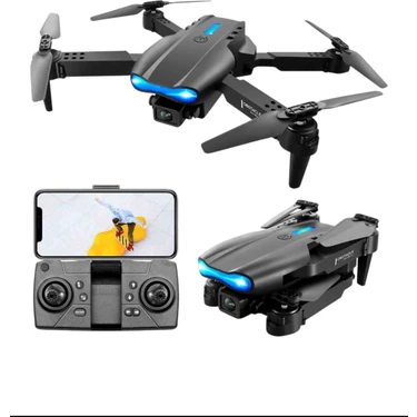 Beemen E99 HD Çift Bataryalı Katlanabilir Drone 15-20 Dk Uçuş Süresi ile Otomatik