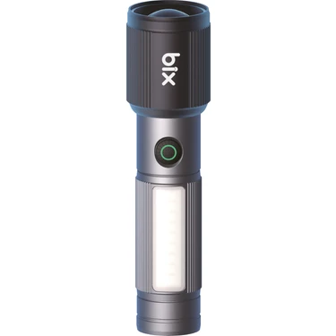 Bix Flashlight BX2153FL 7W Led, Max. 330 Lümen Parlaklık ve 325 Metreye Kadar Menzilli 2000MAH Şarj