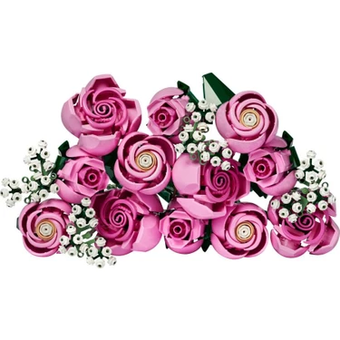 LEGO Botanicals Pembe Gül Buketi 10374 - Yetişkinler için 4 Bahar Çiçeği İçeren Dekoratif Çiçek