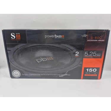 Powerbass 13CM Component Hoparlör - Powerbass S-50C 13CM Fiyatı
