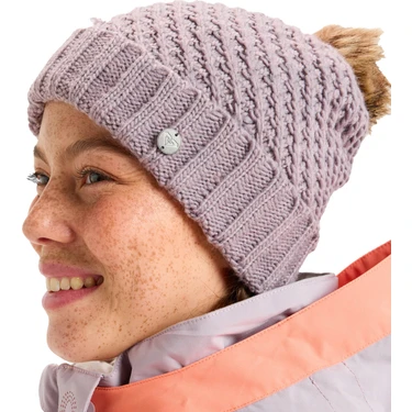Roxy Blizzard Beanie Kadın Mor